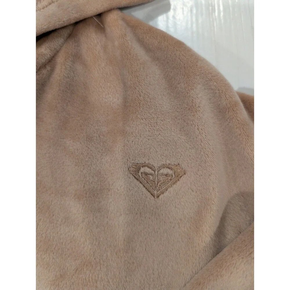 Girls 7T Roxy Velore Sweater Hooded Pockets Zip Up